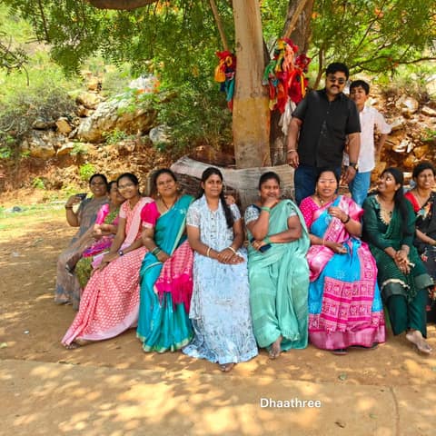 Community members at a Vikasa Dhaathree programme